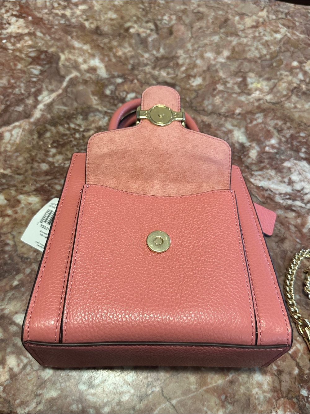 Coach mini pink pepper purse - Picture 14 of 16